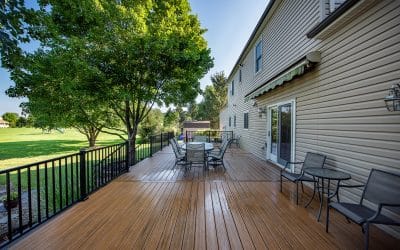 Resurface old wood deck with new composite materials in Edison, NJ