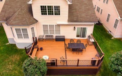 Second Story Traditional Composite Deck 22