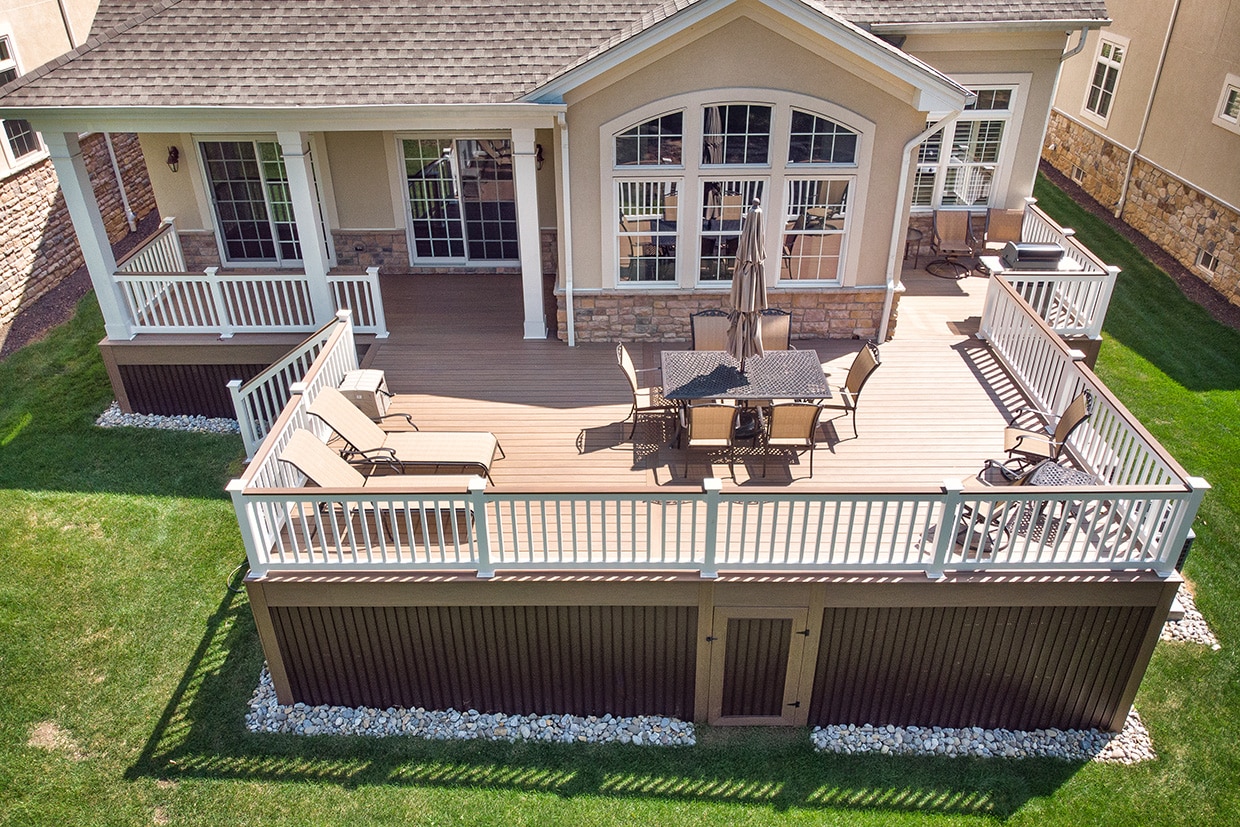 Deck With Enclosed Skirting 15