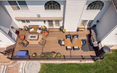 Multi Level Deck With Built In Planters 6