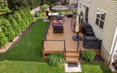 Multilevel Deck With Open Concept 10