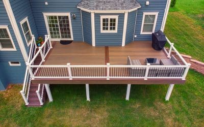 Beautiful Deck Complimenting A Great Backyard In White House Station 20