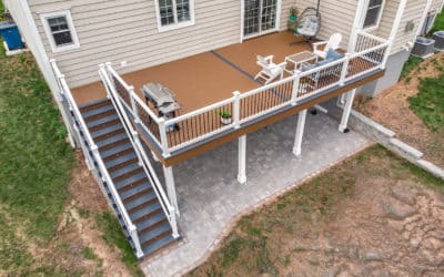 Second Story Composite Deck With Waterproofing,In Milltown 30