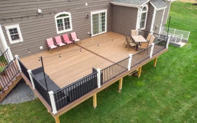 Beautiful Deck Complimenting A Great Backyard In White House Station 16