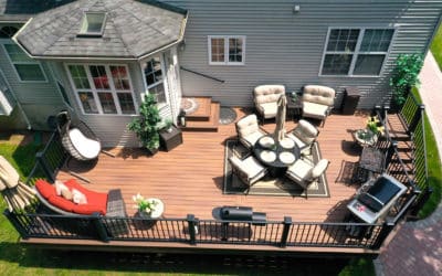 Deck With Switch Back Steps 16