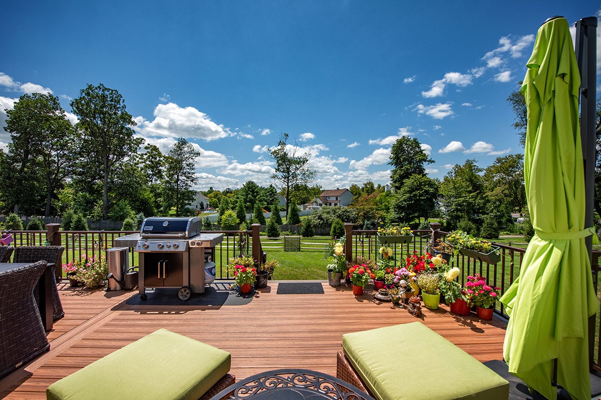 Beautiful Deck Complimenting A Great Backyard In White House Station 3