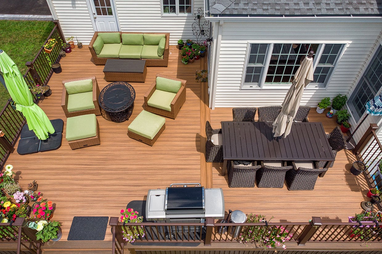 Beautiful Deck Complimenting A Great Backyard In White House Station 11