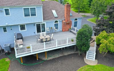 Multi Level Deck With Built In Planters 12