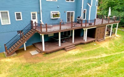 New Composite Deck With 4' Wide Steps 24