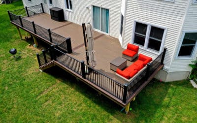 Modern Deck With Cable Railings 12