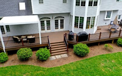 Two Tone Colors On A Large Deck 18