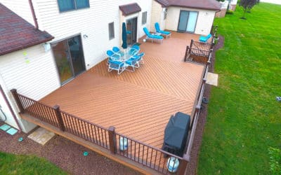 Two Tone Colors On A Large Deck 20