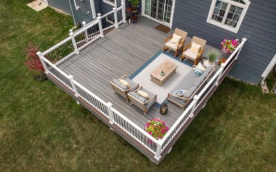 Fully finished maintenance free composite deck