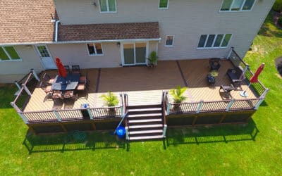 New Deck With Cable Railings 26