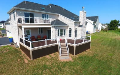 Deck With Built In Benches 26