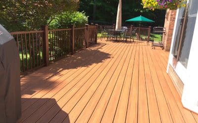 New Deck Built With Trex Decking 16