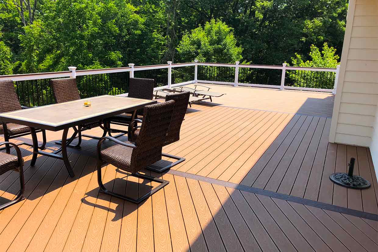 New Deck With Composite Decking 1