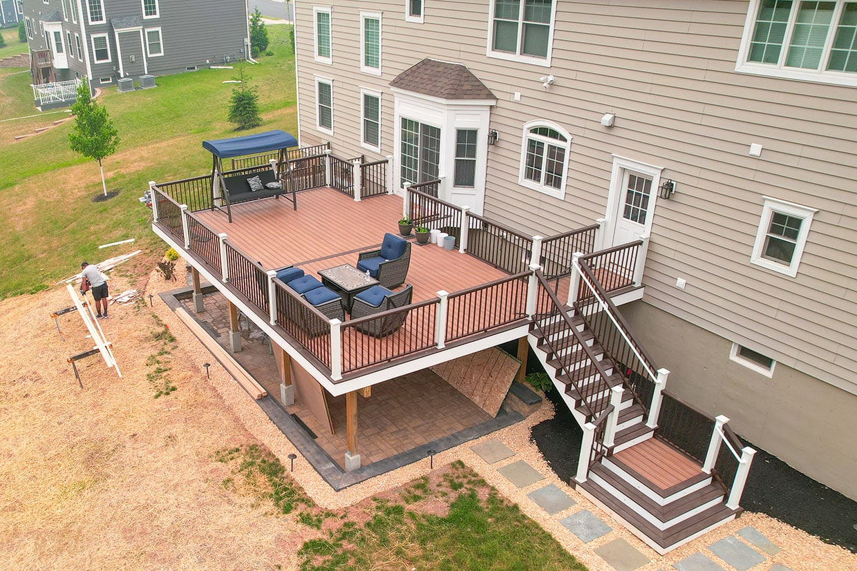 Deck Built Away From The House 1