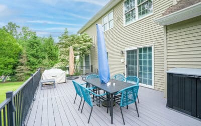 Beautiful Deck Complimenting A Great Backyard In White House Station 12